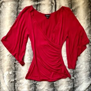 Bebe Exposed Shoulders Top